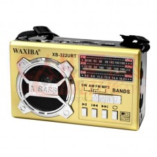 Радио 322URT USB/SD/microSD Waxiba аккумулятор батарейки фонарик