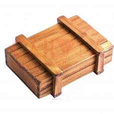 Головоломка деревянная Сейф - шкатулка